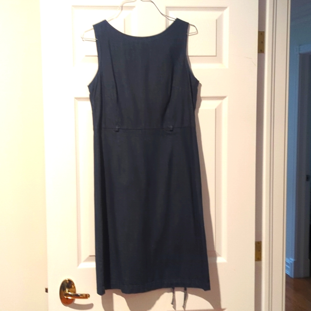 Gap denim dress with belt size 6